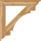 Ekena Millwork Merced Traditional Rough Sawn Bracket, Western Red Cedar, 6"W x 46"D x 46"H BKT06X46X46MRC01RWR - alternate 3